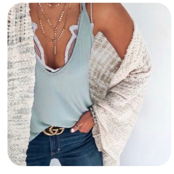 NWT olive green free people easy tank - Picture 4 of 5